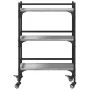 Carrito de cocina madera ingeniería gris Sonoma 50x35x75,5 cm de , Carros de cocina y comedor - Ref: Foro24-842349, Precio: 5...