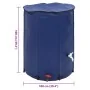 Depósito de agua plegable con grifo PVC 750 l by , Irrigation systems - Ref: Foro24-155993, Price: 74,74 €, Discount: %