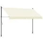 Toldo retráctil de tela y acero crema 300x150 cm | Foro24.es | Tu tienda online para hogar, jardín y más Foro24.es