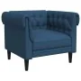 Sillón Chesterfield de tela azul by , Sofas - Ref: Foro24-372544, Price: 201,30 €, Discount: %