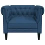 Sillón Chesterfield de tela azul by , Sofas - Ref: Foro24-372544, Price: 201,30 €, Discount: %