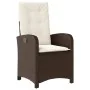 Set comedor de jardín 5 piezas y cojines ratán sintético marrón von , Gartensets - Ref: Foro24-3212342, Preis: 626,02 €, Raba...
