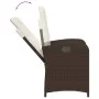 Set comedor de jardín 5 piezas y cojines ratán sintético marrón von , Gartensets - Ref: Foro24-3212342, Preis: 626,02 €, Raba...
