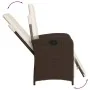Set comedor de jardín 5 piezas y cojines ratán sintético marrón von , Gartensets - Ref: Foro24-3212342, Preis: 626,02 €, Raba...