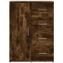 Aparador de madera de ingeniería roble ahumado 59x39x80 cm by , Sideboards - Ref: Foro24-840538, Price: 100,85 €, Discount: %
