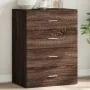 Aparador de madera de ingeniería marrón roble 60x39x80 cm von , Sideboards - Ref: Foro24-840533, Preis: 90,44 €, Rabatt: %