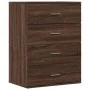 Aparador de madera de ingeniería marrón roble 60x39x80 cm von , Sideboards - Ref: Foro24-840533, Preis: 90,44 €, Rabatt: %