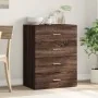 Aparador de madera de ingeniería marrón roble 60x39x80 cm von , Sideboards - Ref: Foro24-840533, Preis: 90,44 €, Rabatt: %