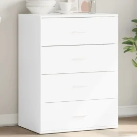 Aparador de madera de ingeniería blanco 60x39x80 cm by , Sideboards - Ref: Foro24-840527, Price: 103,26 €, Discount: %