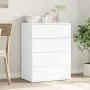 Aparador de madera de ingeniería blanco 60x39x80 cm by , Sideboards - Ref: Foro24-840527, Price: 103,26 €, Discount: %