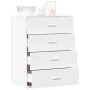 Aparador de madera de ingeniería blanco 60x39x80 cm by , Sideboards - Ref: Foro24-840527, Price: 103,26 €, Discount: %