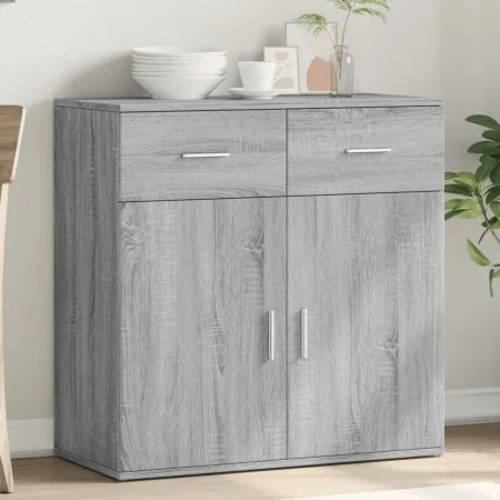 Aparador de madera de ingeniería gris Sonoma 79x38x80 cm von , Sideboards - Ref: Foro24-840525, Preis: 119,12 €, Rabatt: %