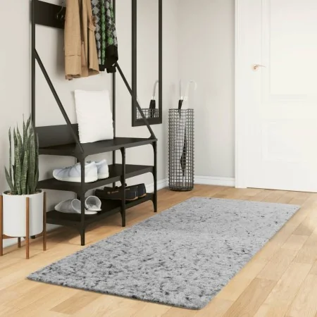 Alfombra peluda de pelo largo moderna PAMPLONA gris 80x200 cm von , Teppiche - Ref: Foro24-375252, Preis: 33,94 €, Rabatt: %