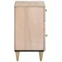 Mesita de noche madera maciza de mango 50x33x60 cm | Foro24.es | Tu tienda online para hogar, jardín y más Foro24.es
