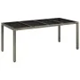 Set comedor jardín 9 pzas y cojines ratán sintético gris von , Gartensets - Ref: Foro24-3213331, Preis: 1,00 €, Rabatt: %