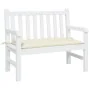 Cojín de banco de jardín tela Oxford crema 100x50x7 cm von , Kissen für Stühle und Sofas - Ref: Foro24-361566, Preis: 26,89 €...