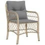 Set comedor de jardín 7 pzas con cojines ratán sintético beige de , Conjuntos de jardín - Ref: Foro24-3212157, Precio: 804,83...