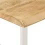 Mesa consola con borde natural madera mango maciza 105x33x76 cm by , console tables - Ref: Foro24-372766, Price: 144,03 €, Di...