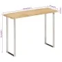 Mesa consola con borde natural madera mango maciza 105x33x76 cm by , console tables - Ref: Foro24-372766, Price: 144,03 €, Di...