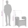 Set de muebles jardín 5 pzas con cojines ratán sintético negro by , Garden sets - Ref: Foro24-3212321, Price: 544,58 €, Disco...