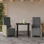Sillas y mesita de jardín 3 piezas ratán sintético cojín gris de , Conjuntos de jardín - Ref: Foro24-3212605, Precio: 363,08 ...
