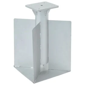 Base para sombrilla enterrada acero plateado 27,5x27,5x45 cm by , Umbrella bases - Ref: Foro24-4003368, Price: 92,59 €, Disco...
