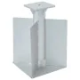 Base para sombrilla enterrada acero plateado 27,5x27,5x45 cm de , Bases para sombrillas - Ref: Foro24-4003368, Precio: 92,59 ...