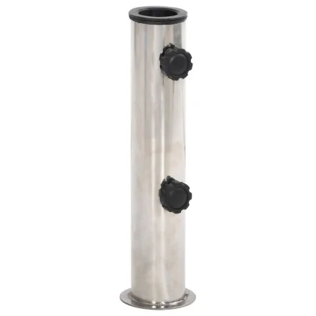 Base de sombrilla para mástil Ø38/48 mm acero inoxidable plata | Foro24.es | Tu tienda online para hogar, jardín y más Foro24.es