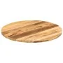Tablero de mesa redondo madera maciza mango rugosa Ø 70x2,5 cm by , Table tops - Ref: Foro24-370010, Price: 91,68 €, Discount: %