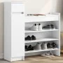 Mueble zapatero madera de ingeniería blanco 100,5x28x100 cm von , Schuhregale und Schuhorganisatoren - Ref: Foro24-840422, Pr...