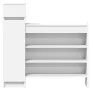 Mueble zapatero madera de ingeniería blanco 100,5x28x100 cm von , Schuhregale und Schuhorganisatoren - Ref: Foro24-840422, Pr...