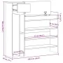 Mueble zapatero madera de ingeniería blanco 100,5x28x100 cm von , Schuhregale und Schuhorganisatoren - Ref: Foro24-840422, Pr...