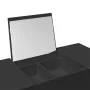 Tocador con espejo negro 100x45x76 cm | Foro24.es | Tu tienda online para hogar, jardín y más Foro24.es