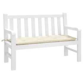 Cojín de banco de jardín tela Oxford crema 120x50x7 cm by , Cushions for chairs and sofas - Ref: Foro24-361585, Price: 34,98 ...