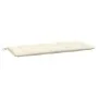 Cojín de banco de jardín tela Oxford crema 120x50x7 cm de , Cojines para sillas y sofás - Ref: Foro24-361585, Precio: 34,98 €...