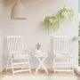 Cojines de silla de jardín 2 uds tela Oxford crema 40x40x7 cm by , Cushions for chairs and sofas - Ref: Foro24-361456, Price:...