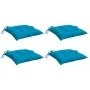 Cojines de silla de jardín 4 uds tela Oxford azul 40x40x7 cm de , Cojines para sillas y sofás - Ref: Foro24-361463, Precio: 3...
