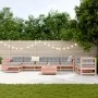 Juego de sofás de jardín 10 pzas madera maciza de abeto Douglas | Foro24.es | Tu tienda online para hogar, jardín y más Foro24.es