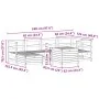 Juego de sofás de jardín 7 pzas madera maciza de pino blanco by , Garden sets - Ref: Foro24-3250965, Price: 504,73 €, Discoun...