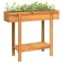 Jardinera arriate madera maciza de acacia 90x30x75 cm von , Töpfe und Pflanzgefäße - Ref: Foro24-366499, Preis: 97,50 €, Raba...