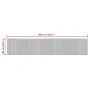 Alfombra rectangular bambú marrón oscuro 100x500 cm de , Alfombras - Ref: Foro24-376827, Precio: 53,23 €, Descuento: %