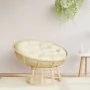 Cojín redondo tela Oxford color crema Ø 100x11 cm by , Cushions for chairs and sofas - Ref: Foro24-361964, Price: 51,22 €, Di...