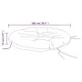 Cojín redondo tela Oxford color crema Ø 100x11 cm by , Cushions for chairs and sofas - Ref: Foro24-361964, Price: 51,22 €, Di...