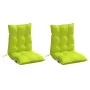 Cojines para silla respaldo bajo 2 uds tela Oxford verde brillo by , Cushions for chairs and sofas - Ref: Foro24-377704, Pric...