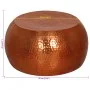 Mesa de centro de aluminio color latón Ø55x28 cm | Foro24.es | Tu tienda online para hogar, jardín y más Foro24.es
