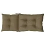 Cojines para silla respaldo alto 4 uds tela gris taupe melange von , Kissen für Stühle und Sofas - Ref: Foro24-4002371, Preis...