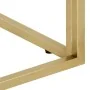 Mesa de centro dorada acero inoxidable y vidrio templado | Foro24.es | Tu tienda online para hogar, jardín y más Foro24.es