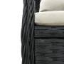 Set comedor de jardín 3 pzas con cojines ratán sintético negro von , Gartensets - Ref: Foro24-3262833, Preis: 305,43 €, Rabat...