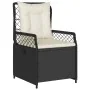 Set de comedor de jardín 7 pzas y cojines ratán sintético negro | Foro24.es | Tu tienda online para hogar, jardín y más Foro24.es