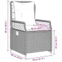 Set de comedor de jardín 7 pzas y cojines ratán sintético negro | Foro24.es | Tu tienda online para hogar, jardín y más Foro24.es